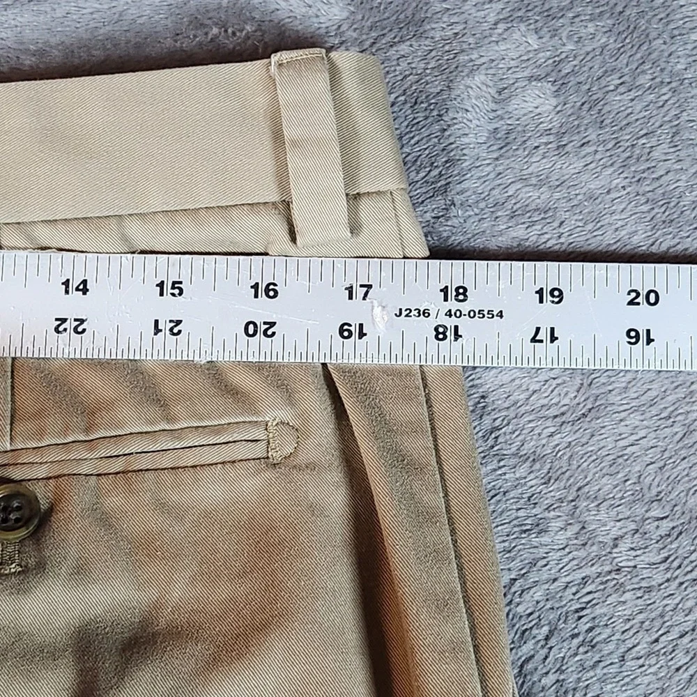 Nordstrom Mens Shop Pants 32x32‎ Beige Straight Chino Khaki